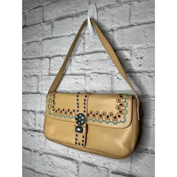 Sharif Studio vintage western shoulder bag purse studded embroidered. - Picture 3 of 8